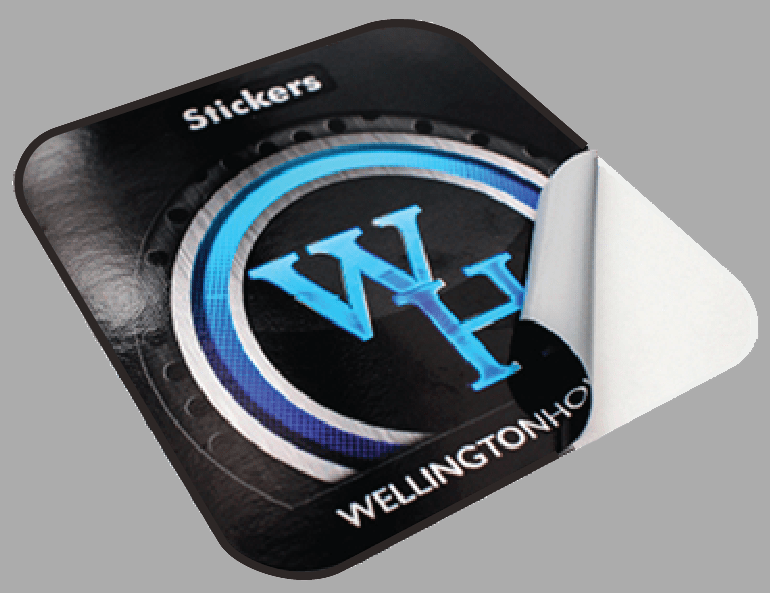 Picture of a Die-Cut Sticker from Wellington House Inc